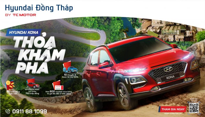 Hyundai Kona – Thỏa khám phá