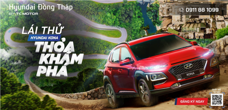Lái thử hyundai kona thỏa khám phá