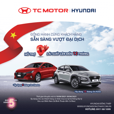 HYUNDAI THÀNH CÔNG MỞ GÓI ƯU ĐÃI TRẢ GÓP 0% DÀNH CHO KHU VỰC MIỀN NAM
