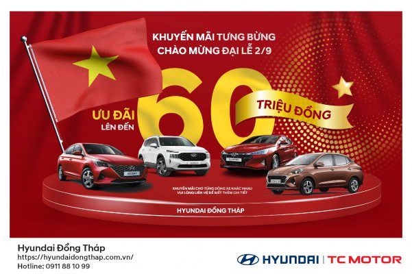 KHUYẾN MÃI TƯNG BỪNG – CHÀO MỪNG QUỐC KHÁNH 2/9 ️