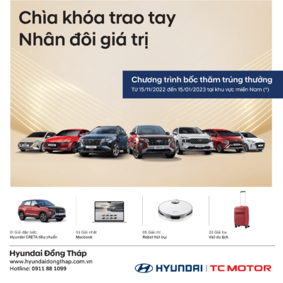 CHƯƠNG TRÌNH BỐC THĂM TRÚNG THƯỞNG – CHÌA KHÓA TRAO TAY – NHÂN ĐÔI GIÁ TRỊ