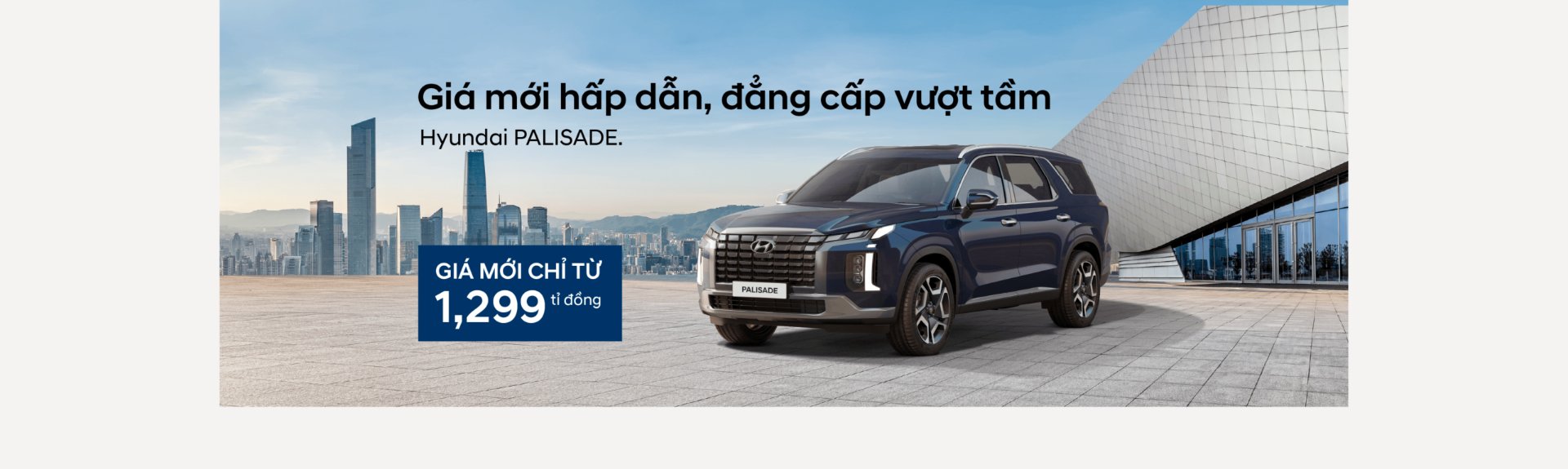Hyundai Palisade giá mới từ 1,299 tỷ đồng